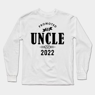 New Uncle - Promoted to uncle est. Uncle Long Sleeve T-Shirt